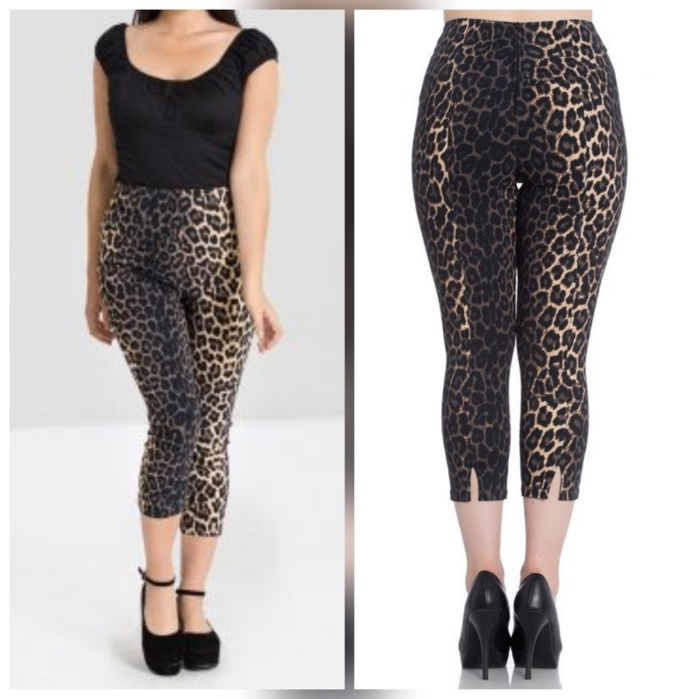 Hell Bunny Panthera Leopard Capris